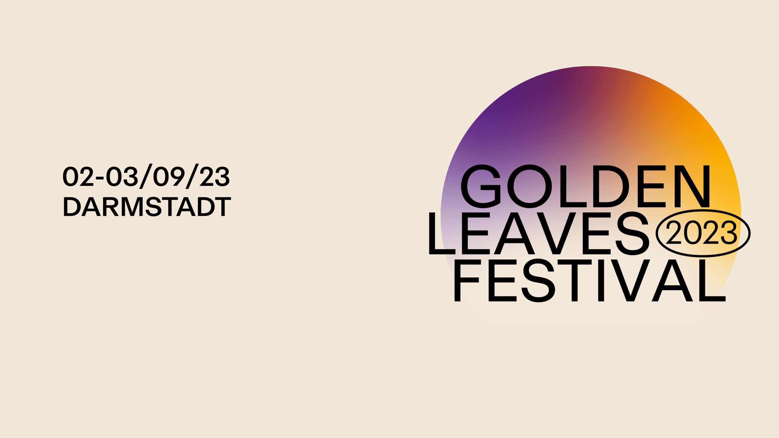 GOLDEN LEAVES FESTIVAL 2023 – 1, 2, 3 – VVK-Start