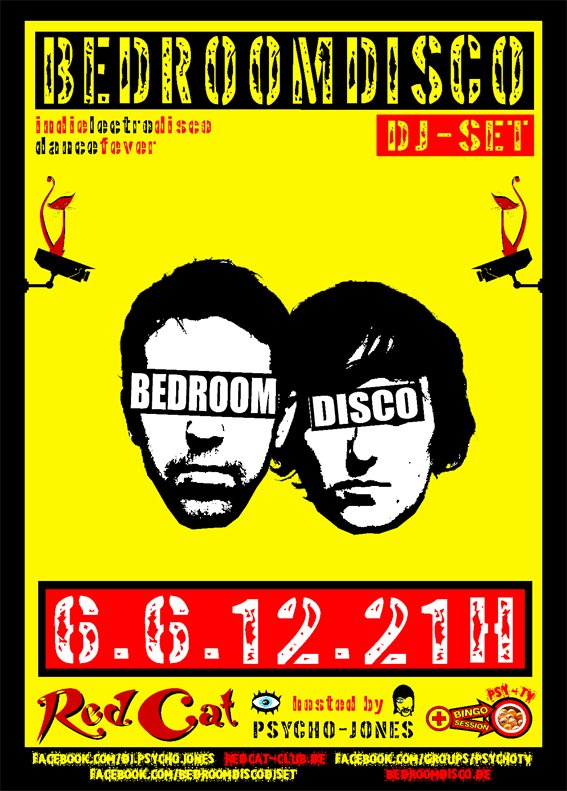 HEUTE: Bedroomdisco DJ-Set @ Red Cat Mainz w/ Psycho Jones