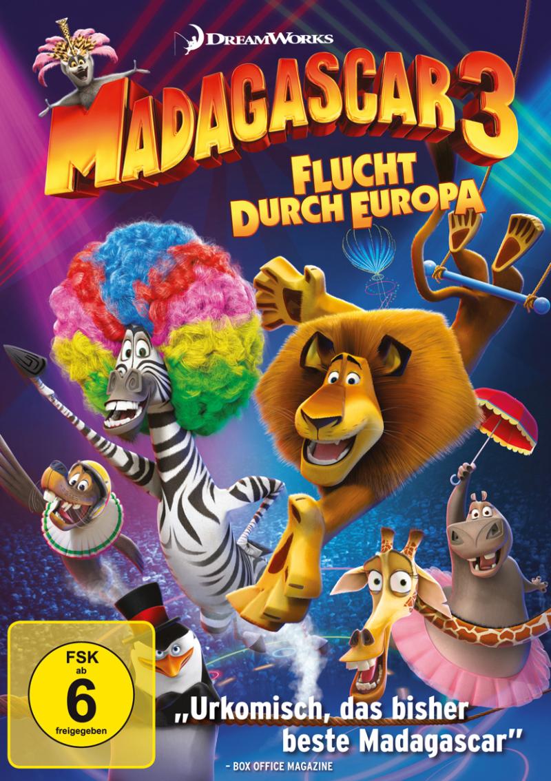 MADAGASCAR 3: FLUCHT DURCH EUROPA – Filmkritik & Verlosung